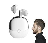 gjzje Wireless Headphones | Active Noise Cancellation Ear Buds | Stereo Deep Bass Sound Fast Charging Headset, Electronic Gadgets Earphones Clear Calls for Smartphones Tablets