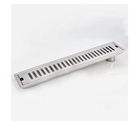GJZQDKX 10cm Floor Drain 100CM Stainless Steel Shower Drain Long Square Siphon Cover Bathroom Drainage Solution for Efficient Water Flow (90CM1)