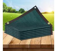 GJZQDKX 55% Shade Netting for Plants - Breathable Sunblock Shade Cloth with Grommets Rectangular Shade Sail Privacy Mesh Tarp Available in 1x2m 2x 3x5m 3x7m 3x8m Green 5x9m (16.4x29.5ft)