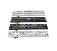 GJZQDKX Bathroom Shower Drain Floor Drain Grate with Black Filter Siphon for Shower Floor Anti-Clogging Design & Easy to Clean Ideal for Wet Areas.