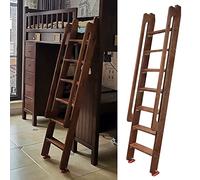GJZQDKX Bunk Bed Ladder Replacement with Mounting Kit Rubber Footrests & il - Ideal for Dorms Cabins & RVs - Sturdy Safe & Easy to Install