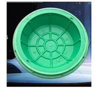 GJZQDKX Customizable Circle Invisible Septic Tank Lid Cover Decorative Recessed Manhole Frame for Yard Pavement & Parking Lot 19.7x19.7in (A50*50CM)