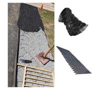 GJZQDKX Expandable and Foldable Gravel Path Grid 10.2 cm Thick Permeable with Drainage Holes for Erosion Control - 6m x 7m Landscape Stabilization Solution