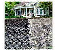 GJZQDKX Heavy Duty Gravel Stabilizer Grid for Driveways, Paths & Gardens - 5cm High Ground Grid for Mud, Concrete & Granite Control - Available in 2m to 10m Lengths