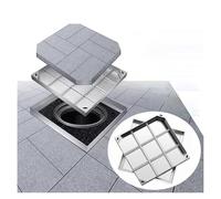 GJZQDKX Invisible Septic Tank Cover Stainless Steel Access Lid for Drainage Pit Outdoor Solution for Sewer Access Perfect for Garden Use