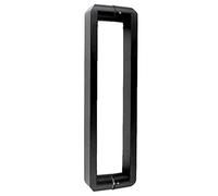 GJZQDKX Modern Barn Sliding Door Handle Set Stainless Steel Matte Black Finish Commercial Grade Back to Back Tubular Entry Handle for Interior and Exterior Doors 1 Piece (340mm)