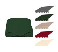 GJZQDKX Retractable Waterproof UV Protection Awning - Green Polyester Cover for Windows & Doors - Outdoor Shelter 16 x 9.8 ft (500 x 300 cm) - Perfect for Patios & Decks