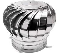 GJZQDKX Rotating Chimney Cowl Cap, 304 Stainless Steel Cowl Bird Guard Spinner Anti Downdraught Top All Purpose Chimney Cowl(100mm/3.9Inch)