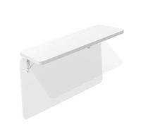 GJZQDKX Wall Mounted Foldable Table - Compact Workbench for IFSVll Spaces Kitchen Office Study Home Bar Restaurant 100x50cm - Space-Saving Versatile Design in White