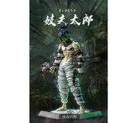 (GK Giyuutarou 31cm) Demon Slayer Anime Figure 30cm Kokushibo Daki Giyuutarou Douma Tsugikuni Yoriichi Gk Scene Handmade Model Ornament Decor