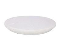 GK Global Kitchen Marble Chapati Board White 25cm Round Large Anti-Skid Base Marble Pastry Board Roti Puri Rolling Board Round Cheese Board Cake Platter Serving Board Chopping Cutting Board (GK481)