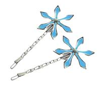 GK-O Bleach Inoue Orihime Hexagon Snow Hairpin Hair Clip 1pair Cosplay Costume Accessories