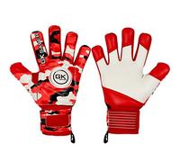 GK Saver Football Goalkeeper Gloves Camo Red Professional Soccer Goalie Gloves Palm Protection Goalkeeping Gloves With Savefingers Size 4 to 7 (CAMO Red YF 4)