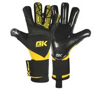 GK Saver Football Goalkeeper Gloves - Kids & Adults Goalie Gloves Size 4-11 | Non-Fingersave Training & Match GK Gloves with Superior Grip(Knit Yellow Black, Size 9)
