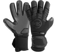 GK Saver Football Goalkeeper Gloves Protech Blackout Contact Pro Professional Goalie Gloves Size 6 to 11 Soccer GK Gloves (Protech Blackout YF 7)