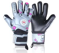 GK Saver Personalised Goalkeeper Gloves Custom Name Print Professional Grip Football Goalie Gloves Champ Personalisation Fingersaver Gloves for Youth & Adult Sizes 4-7