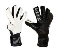 GK Saver Personalised Goalkeeper Gloves Custom Name Print Professional Grip Football Passion Series Goalie Personalisation Gloves for Youth & Adult Sizes 6-11 (PS10 Yes Fingersave, Size 7)