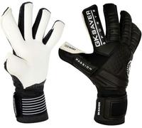 GK Saver Personalised Goalkeeper Gloves Custom Name Print Professional Grip Football Passion Series Goalie Personalisation Gloves for Youth & Adult Sizes 6-11 (PS10 Yes Fingersave, Size 8)