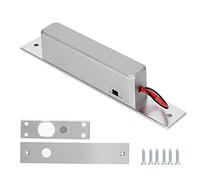 GK202 DC12V Electric Bolt Door Lock Mortise High Security Anti Magnetic Off Function Adjustable Delay Time Zinc Alloy Shell for Home Security Access Control System