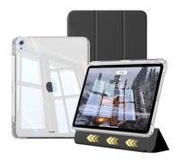 GKABXY Case for iPad 11. Generation (A16) 2025 11 inch, iPad 10. Generation 2022 (10.9 inches), 2-in-1 Removable Cover with Sliding Drawer, Soft Sides and Transparent Hard Back, Black