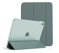 GKABXY Case for iPad (A16) 11th Generation 11 Inch (2025), iPad 10th Generation 10.9 Inch (2022), Stand Cover with Hard Translucent Back, Support Touch ID, Auto Wake/Sleep, Dark Green