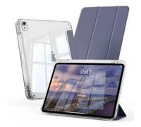 GKABXY Case for iPad A16 11th Generation 11 Inch 2025, iPad 10th Generation 10.9 Inch 2022 with Pencil Holder, Slim and Lightweight Cover, TPU Hybrid Back, Anti-Yellow, Auto Wake/Sleep, Purple