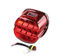 GKALSUEGE Compatible With Dyna Fat Boy FLSTF Night Train FXSTB Softail Sportster Road King Electra Glide Road Glide Motor Brake tail light(Red)