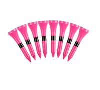 GKandi Bright Pink Golf Tees Wood 1 1/2" 2 1/8" 2 3/4" 3 1/4" Value 500/1000 Pack with Consistent Height Design, High Visibility Tees with Stripes & Stable Launch (Pink, 500Count(1 1/2 Inch))