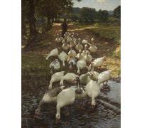 GKAZGQPR Famous Painting Modern Prints Artwork Wall Art the Watersplash by Henry Herbert La Thangue Modern Prints for Wall Decor 60x90cm
