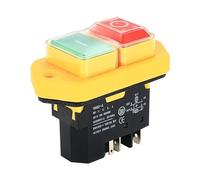 GKCAWEVQO AC 250V 6A Waterproof Electromagnetic Pushbutton Machine Saw Cutter Drill On Off DZ04 DZ05 DZ-6 Waterproof Solenoid Switch(70A)