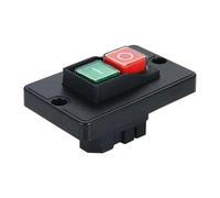 GKCAWEVQO AC 250V 6A Waterproof Electromagnetic Pushbutton Machine Saw Cutter Drill On Off DZ04 DZ05 DZ-6 Waterproof Solenoid Switch(AL121808F-ZSRG)