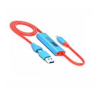 GKEAPZA Capture Card USB C to USB-A/C 4K Video Capture Card USB 3.0, Supports 100W Fast Charging, Video Recording for Gaming, Streaming, Recording, Compatible with Switch, Steam Deck, iPad