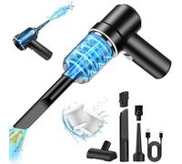 GKEAPZA Handheld Vacuum Cleaner Wireless Mini Car Cleaner, 15000 PA Lightweight Vacuum Cleaner & Blower Dust Buster,for Car, Home, Kitchen, Pet Hair Cleaning (black)