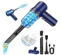 GKEAPZA Handheld Vacuum Cleaner Wireless Mini Car Cleaner, 15000 PA Lightweight Vacuum Cleaner & Blower Dust Buster,for Car, Home, Kitchen, Pet Hair Cleaning (blue)