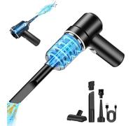 GKEAPZA Handheld Vacuum Cleaner Wireless Mini Car Cleaner, 19000 PA Lightweight Vacuum Cleaner & Blower Dust Buster,for Car, Home, Kitchen, Pet Hair Cleaning (black)