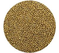 Gkelaly 10000Pcs Gold Glass Seed Beads Bulk for Jewellery Making, 2mm Small Pony Beads for Bracelet Necklace Earring Making & Crafting