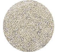 Gkelaly 10000Pcs Light Gold Glass Seed Beads Bulk for Jewellery Making, 2mm Small Pony Beads for Bracelet Necklace Earring Making & Crafting