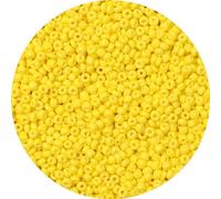 Gkelaly 5000Pcs Yellow Glass Seed Beads Bulk for Jewellery Making, 3mm 8/0 Small Pony Beads for Bracelet Necklace Earring Making & Crafting