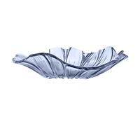 Gkesgm Art Sunflower-Shaped Crystal Glass Fruit Bowls Candy Tray Fruit Plates,Crystal Multi-color Classic Tray,Wedding Candy Storage Tray,Home Decor,Blue,ZRO-067