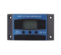 GkgWuxf 12V Solar Charge Controller,Solar Charge Controller | Solar Panel Regulator Solar Controller | 12V-24V Solar Panel Regulator, 2 USB Ports, Energy Controllers