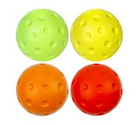 GkgWuxf 4 Pieces Silent Pickleball Balls, PU Foam Pickleball Balls For Reduced Noise, Quiet Pickleball Living Room Playground Warm-up Solution For Sport Beginners