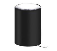 GkgWuxf 55 Gallon Barrel Cover, Waterproof Drum Cover with Drawstring, All-Year Protection for Equipment, Furniture, Garden, Patio, Path, Lawn, Outdoor