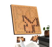GkgWuxf Adult Puzzle,Wooden Geometry Jigsaw Toy | Wooden Puzzle for Child,for Men Women Boys Youth Teens Husband Son Daughter Family Friends Coworkers