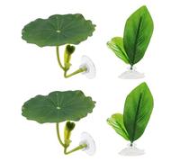 GkgWuxf Betta Fish Hammock Leave, Betta Fish Leaves Bed | Simulating Soft Suction Fish Hammock - Natural Habitat Decorations, Betta Plant Leaves Pad for Breeding, Improves the