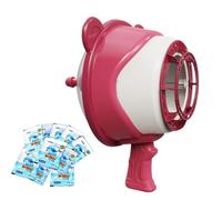 GkgWuxf Bubble Machine | Foam Bubble Machine for Parties, Summer Toy Wind Powered Outdoor Garden Games with Bottle Included for Boys Girls Birthday Wedding