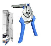 GkgWuxf Cage Clamp Hog Ring Pliers - Wire Animal Cage Clips Fastening Plier,Zinc-Aluminum Alloy Hand Tools for Upholstery Installation Mesh Connections