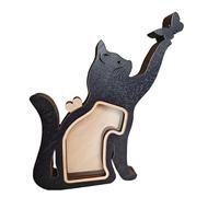 GkgWuxf Cat Ash Keepsake Box | Wooden Pet Hair Memory Box - Home Decor & Keepsake for Pet Lovers for Bedroom and Living Room