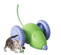 GkgWuxf Cat Toy | Stimulating Cat Toys Mice,Rechargeable with Light for Play Entertain Hunt Training, Christmas Halloween Birthday