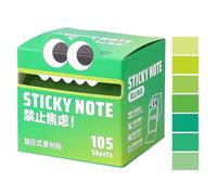 GkgWuxf Colorful Sticky Notes | Sticky Note Tabs,105 Sheets/Roll Memo Pull Out Colorful Pads for Students Reminder Workplace Highlights Notebook School Home
