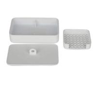 GkgWuxf Corn Starch Pat Box For Clay - Cornstarch Clay Tray | Typing Case for Young and Adult Beginners - Earring Jewelry Manufacturing and Projects